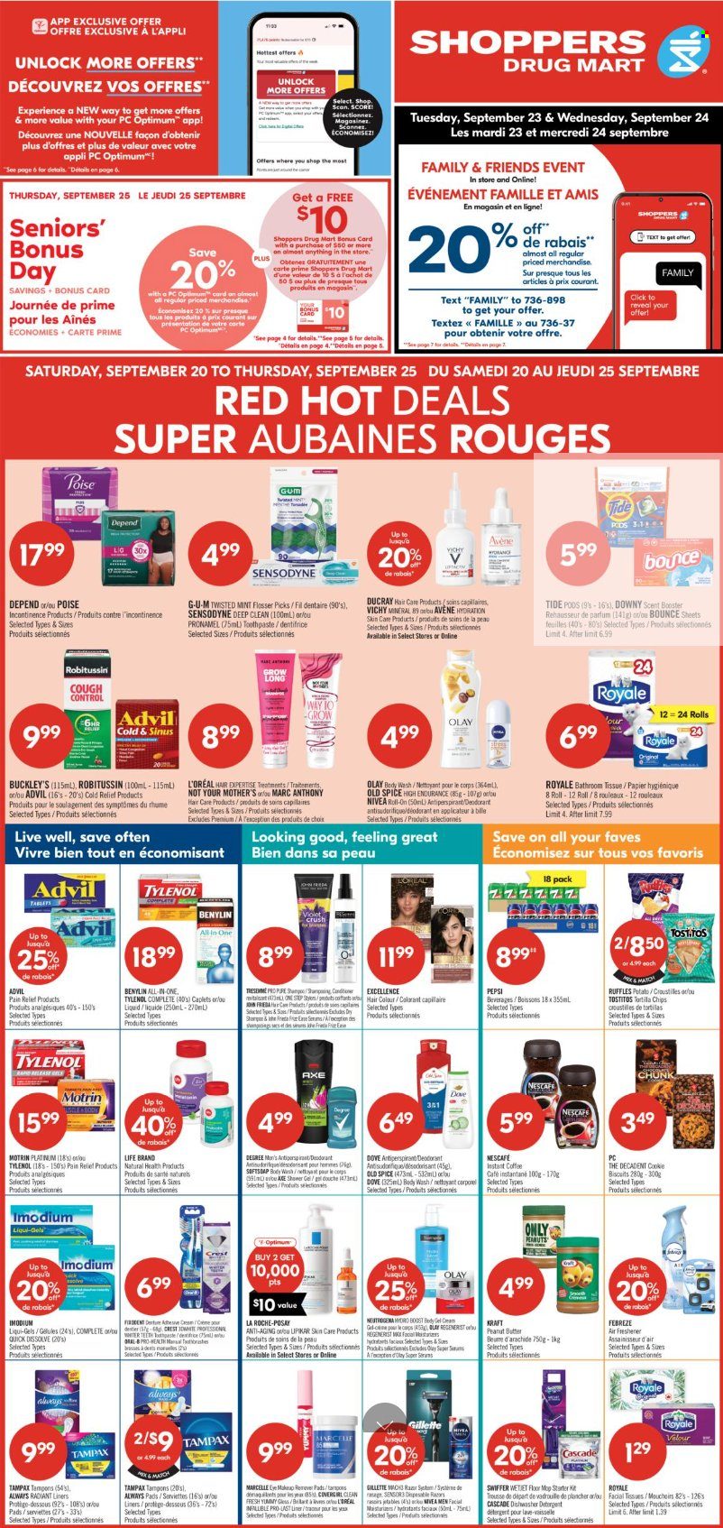 Circulaire Shoppers Drug Mart - 20 Septembre 2025 - 25 Septembre 2025. Page 1