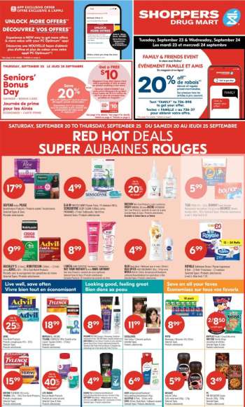 Circulaire Shoppers Drug Mart - 20 Septembre 2025 - 25 Septembre 2025.